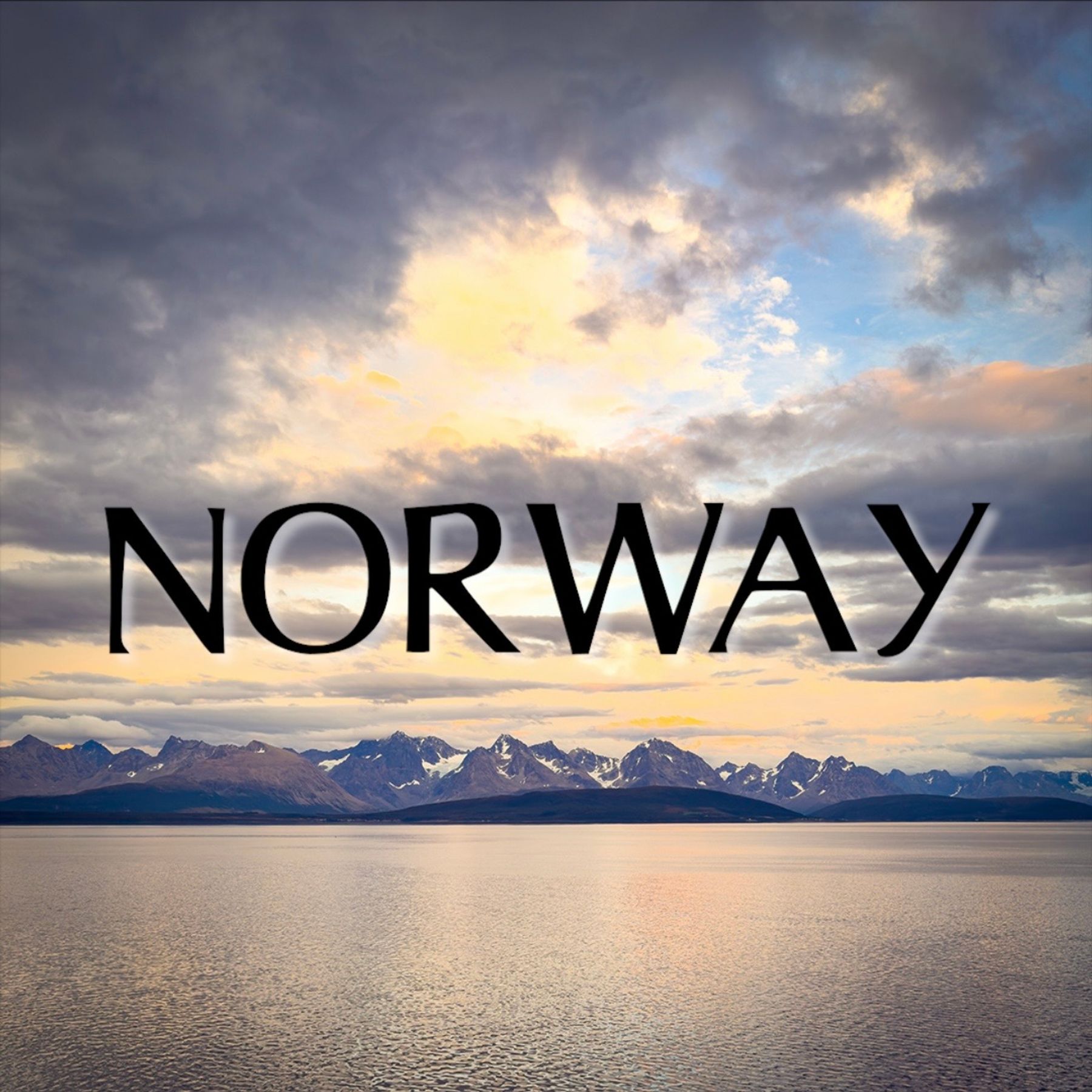 Norway SQUARE w WORDS